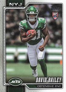 2026 Topps Flagship Football David Bailey #343 RC