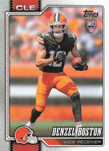 2026 Topps Flagship Football Denzel Boston #322 RC