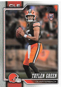 2026 Topps Flagship Football Taylen Green #308 RC