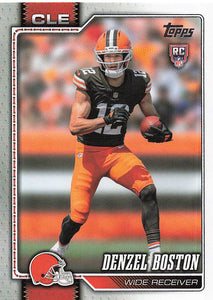 2026 Topps Flagship Football Denzel Boston #322 RC