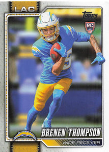 2026 Topps Flagship Football Brenen Thompson #334 RC