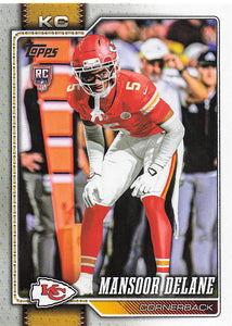 2026 Topps Flagship Football Mansoor Delane #348 RC