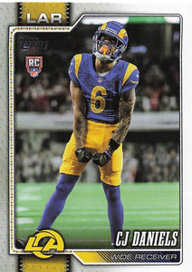 2026 Topps Flagship Football CJ Daniels #391 RC