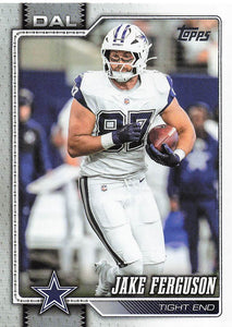 2026 Topps Flagship Football Jake Ferguson #55