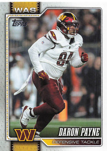 2026 Topps Flagship Football Daron Payne #258