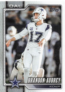 2026 Topps Flagship Football Brandon Aubrey #52