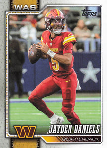 2026 Topps Flagship Football Jayden Daniels #196