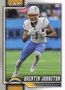 2026 Topps Flagship Football Quentin Johnston #111
