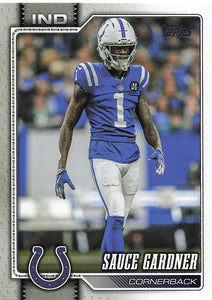 2026 Topps Flagship Football Sauce Gardner #161