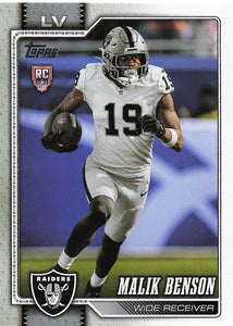 2026 Topps Flagship Football Malik Benson #390 RC