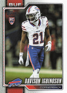 2026 Topps Flagship Football Davison Igbinosun #349 RC