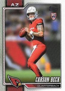2026 Topps Flagship Football Carson Beck #305 RC