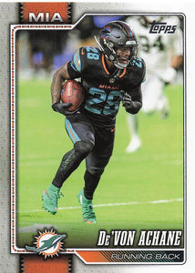 2026 Topps Flagship Football De’Von Achane #127