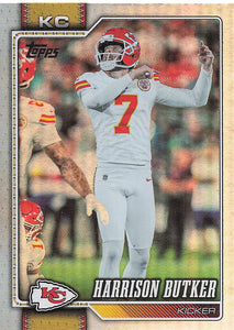 2026 Topps Flagship Football Rainbow Foil Harrison Butker #98