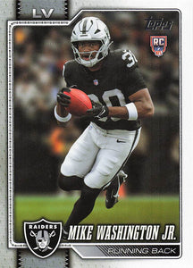 2026 Topps Flagship Football Mike Washington Jr. #311 RC
