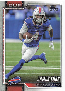 2026 Topps Flagship Football James Cook #25