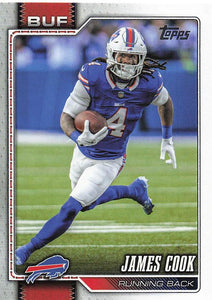 2026 Topps Flagship Football James Cook #25
