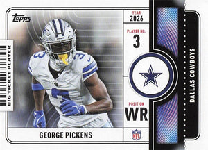 2026 Topps Flagship Football Big Ticket Players Josh Allen #BTP-2