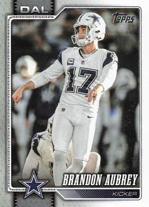 2026 Topps Flagship Football Brandon Aubrey #52