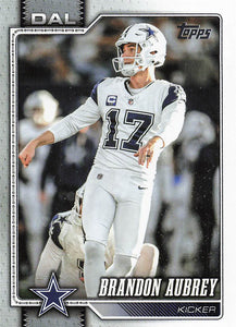 2026 Topps Flagship Football Brandon Aubrey #52