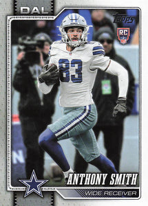 2026 Topps Flagship Football Anthony Smith #396 RC