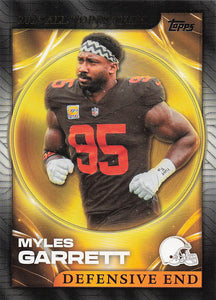 2026 Topps Flagship Football 2025 All Topps Team Myles Garrett #25ATT-15