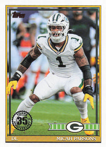 2026 Topps Flagship Football 1991 Topps Football Micah Parsons #91TF-40