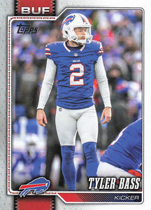 2026 Topps Flagship Football Tyler Bass #209