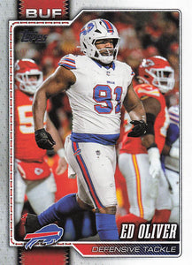 2026 Topps Flagship Football Ed Oliver #208
