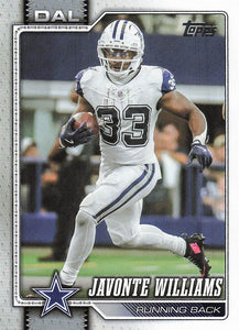 2026 Topps Flagship Football Javonte Williams #51