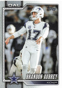 2026 Topps Flagship Football Brandon Aubrey #52