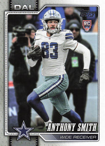 2026 Topps Flagship Football Anthony Smith #396 RC