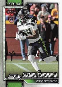 2026 Topps Flagship Football Emmanuel Henderson Jr. #392 RC