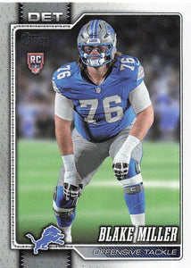 2026 Topps Flagship Football Blake Miller #380 RC