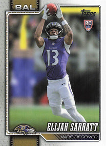 2026 Topps Flagship Football Elijah Sarratt #329 RC