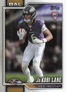 2026 Topps Flagship Football Ja’Kobi Lane #331 RC
