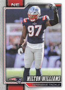 2026 Topps Flagship Football Milton Williams #142