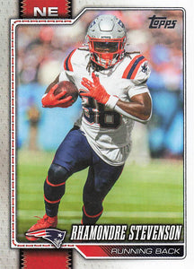 2026 Topps Flagship Football Rhamondre Stevenson #141