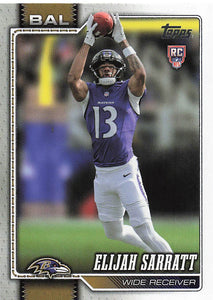 2026 Topps Flagship Football Elijah Sarratt #329 RC
