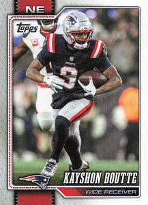 2026 Topps Flagship Football Kayshon Boutte #242