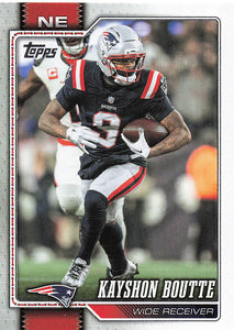 2026 Topps Flagship Football Kayshon Boutte #242