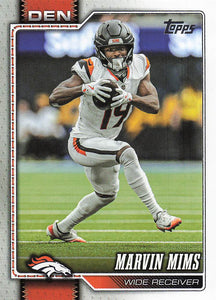 2026 Topps Flagship Football Marvin Mims #63