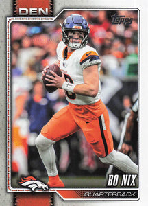 2026 Topps Flagship Football Bo Nix #58