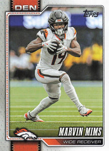 2026 Topps Flagship Football Marvin Mims #63