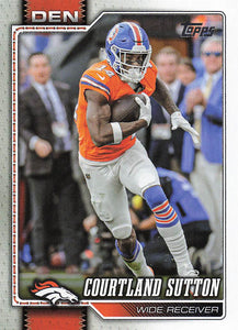 2026 Topps Flagship Football Courtland Sutton #62