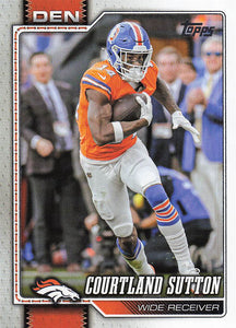 2026 Topps Flagship Football Courtland Sutton #62