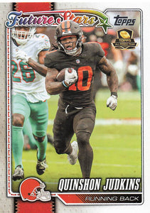 2026 Topps Flagship Football Quinshon Judkins #267