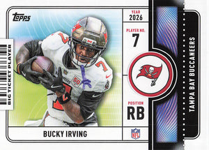2026 Topps Flagship Football Big Ticket Players Bucky Irving #BTP-23