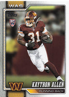 2026 Topps Flagship Football Kaytron Allen #315 RC