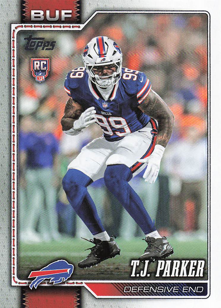 2026 Topps Flagship Football T.J. Parker #376 RC